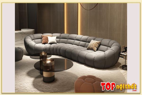 Hình ảnh Ghế sofa phòng khách bọc nỉ đẹp SofTop-0677