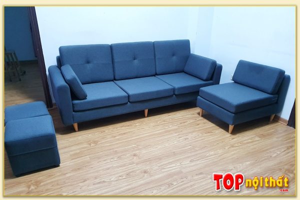 Hình ảnh Ghế sofa văng nhỏ thiết kế 3 chỗ đẹp hiện đại SofTop-0219