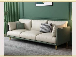 Hình ảnh Mẫu ghế sofa văng chất liệu da 3 chỗ ngồi Softop-1630