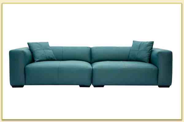 Hình ảnh Mẫu ghế sofa văng nỉ dáng trụ chụp chính diện Softop-1487