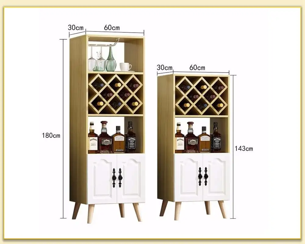 Kệ tủ trưng bày rượu đẹp giá rẻ tại Sơn La