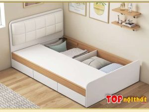 Hình ảnh Giường ngủ đẹp có hộc kéo đựng đồ gọn GNTop-0274