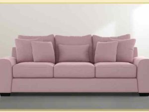 Hình ảnh Ghế sofa văng nỉ 3 chỗ bọc nỉ dáng tay trụ Softop-1357