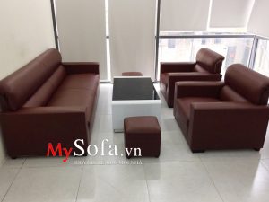Mẫu Sofa da cho phòng khách AmiA SFD032