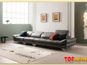 Hình ảnh Sofa văng dài kê trong không gian nội thất SofTop-0869