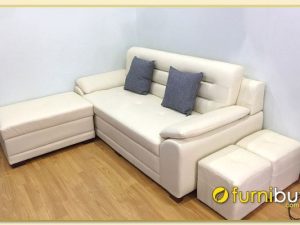 Hình ảnh Mẫu sofa văng bọc da hiện đại kích thước nhỏ SofTop-0991